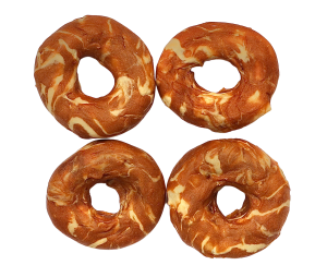 HAPPY SNACKY Ringi wołowe owinięte kaczką i dorszem, 500 g