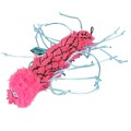 COOCKOO Zabawka dla kota robak ze sznurkami RUBY, 17x4x4cm - Zdjęcie 5
