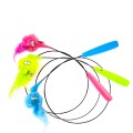 COOCKOO Zakręcona wędka ze światełkiem Led LOOMY, zielona  80 cm - Zdjęcie 5