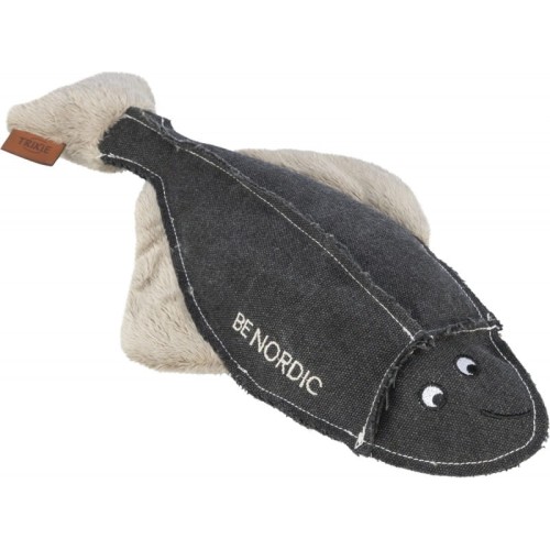 TRIXIE BE NORDIC Flądra Hajo, zabawka, dla psa z dźwiękiem bawełna/plusz, 35 cm