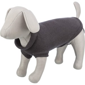 TRIXIE CityStyle Berlin, pulower, sweter dla psa, antracyt, L: 60 cm