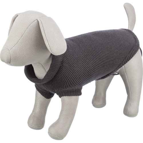 TRIXIE CityStyle Berlin, pulower, sweter dla psa, antracyt, XS: 24 cm
