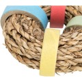 TRIXIE Zabawka naturalna dla kawii domowych/królików, trawa morska/tektura, śr.8 cm - Zdjęcie 3