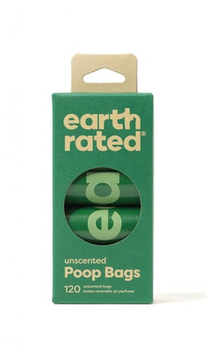 EARTH RATED Woreczki bezzapachowe 8x15, 120 szt