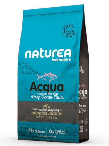 NATUREA Naturals Small Breed Acqua Deep Ocean karma dla szczeniąt i psów dorosłych małych ras, Tuńczyk 2 kg