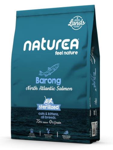 NATUREA Lands Barong dla kociąt i kotów sterylizowanych, Łosoś 5,5 kg