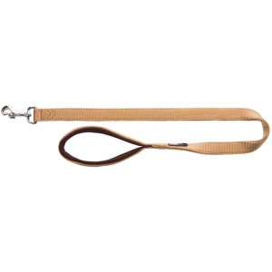 TRIXIE Smycz Premium, XS–S: 1.20m/15 mm, karmelowa