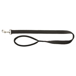 TRIXIE Smycz Premium, XS–S: 1.80m/15 mm, czarna