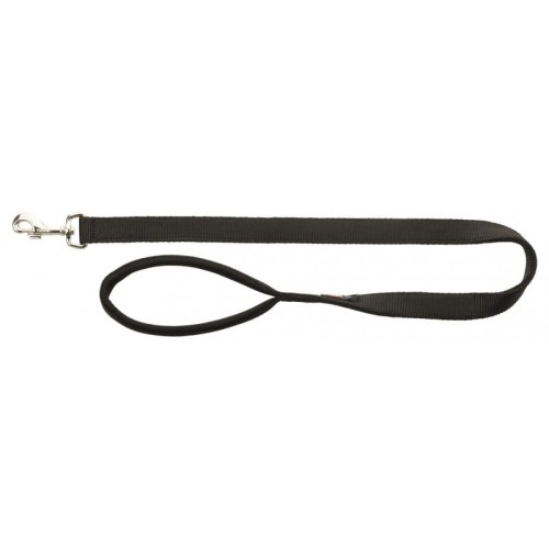 TRIXIE Smycz Premium, XS–S: 1.80m/15 mm, czarna