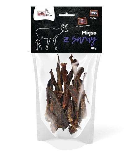 SYTA MICHA Suszone mięso z sarny, 80g