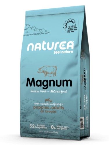 NATUREA Naturals Magnum karma dla szczeniąt i psów dorosłych, Iberyjska wieprzowina 2 kg