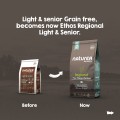 NATUREA Ethos Regional Light & Senior bezzbożowa karma dla psów starszych lub otyłych, Kurczak 10 kg - Zdjęcie 2