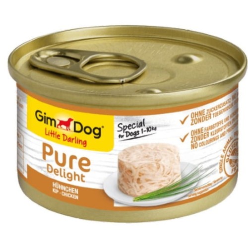 GIMDOG Pure Delight Mięsne kawałki w galarecie Kurczak, 150 g