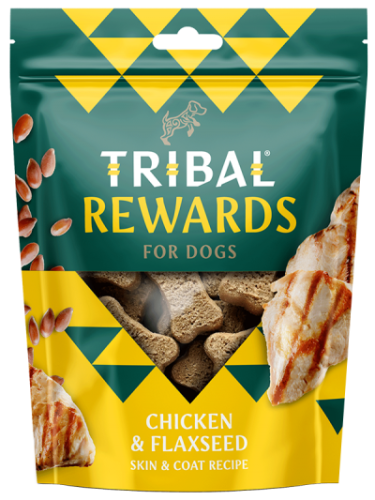 TRIBAL Rewards Kurczak i siemię lniane, domowe ciastka dla psa, 125g