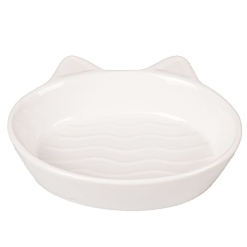 FLAMINGO  Miska dla kota Gizmo, biała