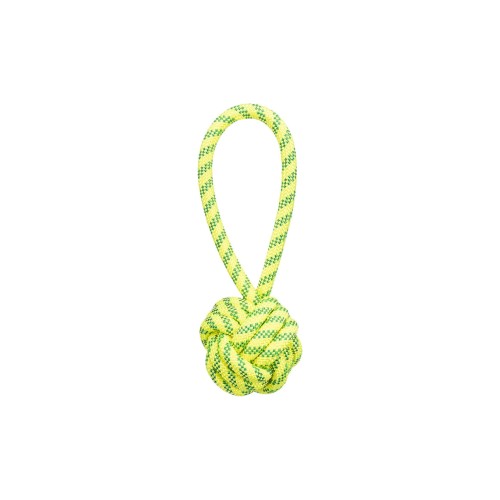 TRIXIE Aqua Toy, Pływająca piłka z pętlą dla psa, 7 × 21 cm