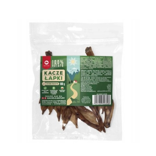 MACED Kacze łapy przysmak dla psa, 100 g