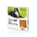 DRONTAL Dog plus flavour 35 kg - 2 tabletki na odrobaczanie - Zdjęcie 1