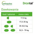 DRONTAL Dog plus flavour 35 kg - 2 tabletki na odrobaczanie - Zdjęcie 2