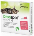 DRONSPOT Krople na odrobaczanie 2 X 0,7 ml (60 mg/15 mg) / Średni kot - Zdjęcie 1