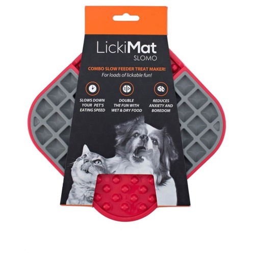 LICKIMAT SLOMO czerwona