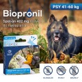 BIOPRONIL spot-on 402 mg - przeciw pchłom i kleszczom dla psa 41-60 kg, 3 pipety - Zdjęcie 3