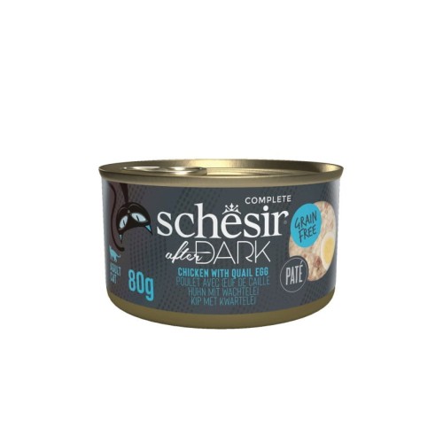 SCHESIR After Dark Pate - Pasztet z kurczakiem i jajkami przepiórczymi, 80 g