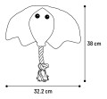 Flamingo Zabawka dla psa płaszczka - Zdjęcie 3