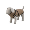 TRIXIE Pirou płaszczyk zimowy dla psa z szelkami, piaskowy, S: 33 cm - Zdjęcie 2