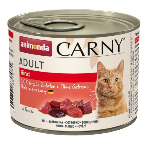 ANIMONDA Carny Wołwina, mokra karma dla kota, 200g