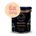 TRZYPSY Mokra karma dla psa z Dzikiem, zestaw 6x300g - Zdjęcie 1