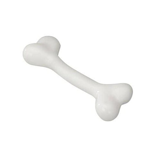 EBI Wytrzymała zabawka RUBBER BONE biała, Wanilia L 20,25 cm