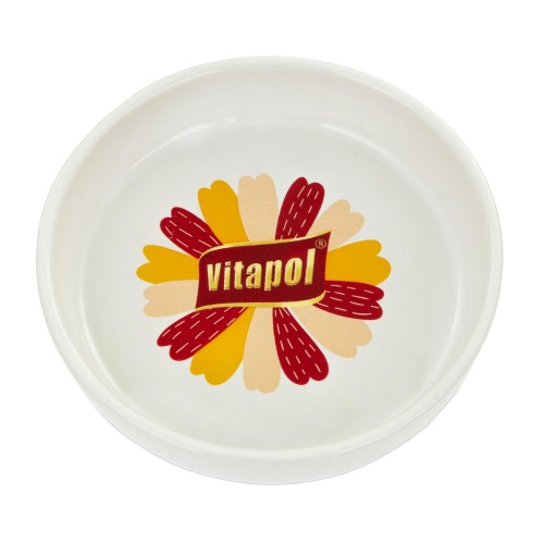 VITAPOL Miska dla gryzonia, biała, ceramiczna, 150ml