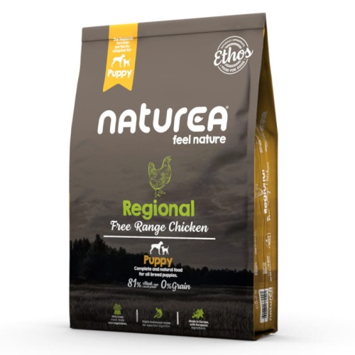 NATUREA Ethos Regional Puppy bezzbożowa karma dla szczeniąt, Kurczak 5,5 kg