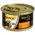 GIMCAT Shiny cat, Filet z tuńczyka z kurczakiem w galarecie, 70g - Zdjęcie 1