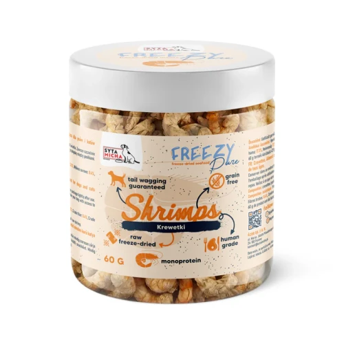SYTA MICHA Freezy Pure liofilizowane krewetki, 60g