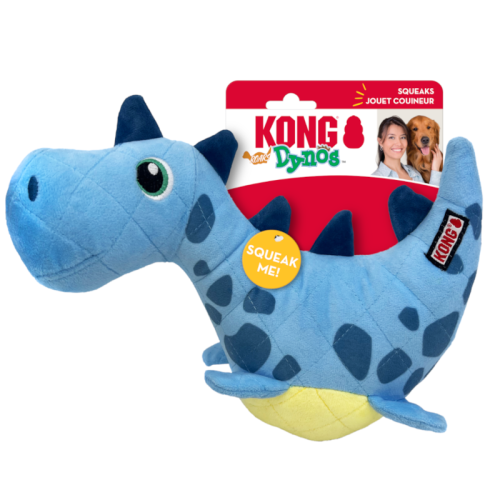 KONG Zabawka dla psa Dynos Roars Blue M/L