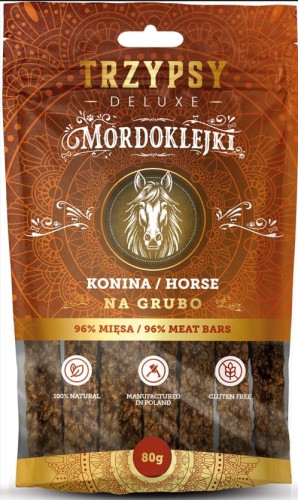 TRZYPSY Mordoklejki na grubo z koniny, 80 g