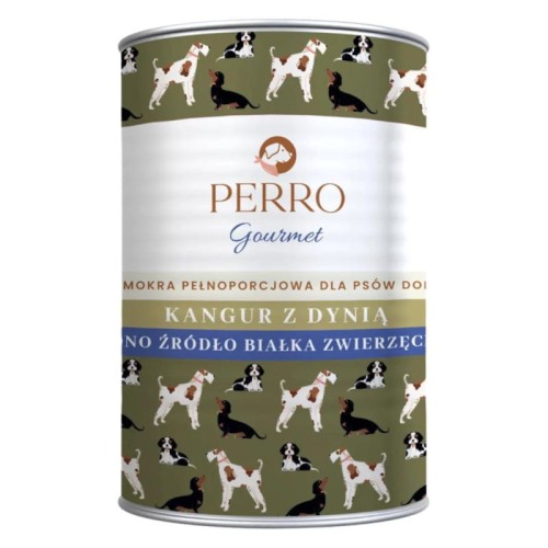 PERRO Gourmet Kangur z dynią dla psów dorosłych, 400g