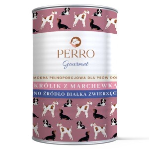 PERRO Gourmet Królik z marchewką dla psów dorosłych 400g
