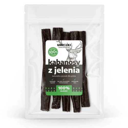 UNISZKI Kabanosy z jelenia, 100g