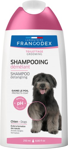 FRANCODEX Szampon dla psa 2w1 ułatwiający rozczesywanie, 250 ml