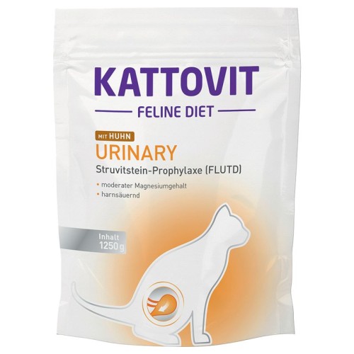 KATTOVIT Urinary Kurczak, na układ moczowy dla kota, 1,25 kg