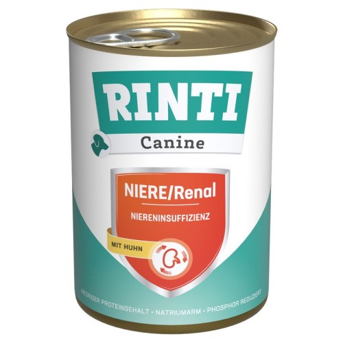 RINTI Renal Kurczak, na chore nerki dla psa, 400 g
