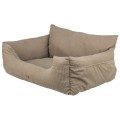 TRIXIE Fotelik samochodowy dla psa, taupe, 80 x 60 x 35 cm - Zdjęcie 1