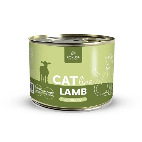 POKUSA Catline Jagnięcina karma mokra dla kota, 200g