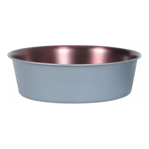 ZOLUX Miska antypoślizgowa inox COPPER 1,9 l, kol. szaro miedziany