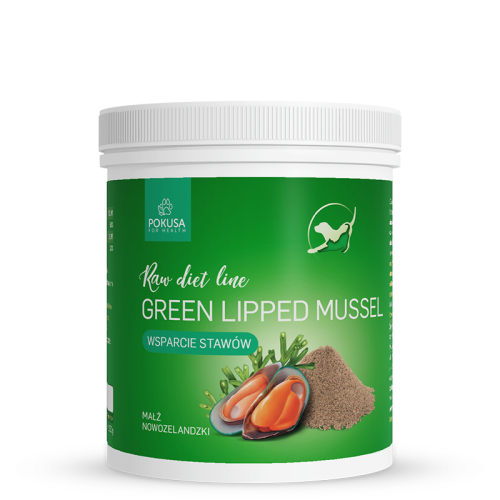 POKUSA RawDietLine Green Lipped Mussel / Małża nowozelandzka, 150g
