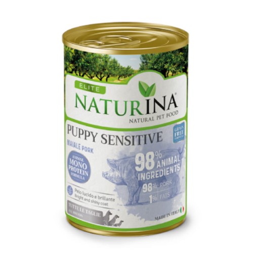 NATURINA Puppy Elite Mono Sensitive Wieprzowina, 400 g