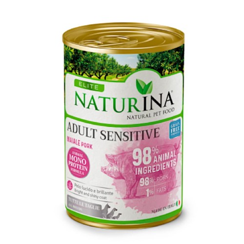 NATURINA Dog Elite Mono Sensitive Wieprzowina, 400 g